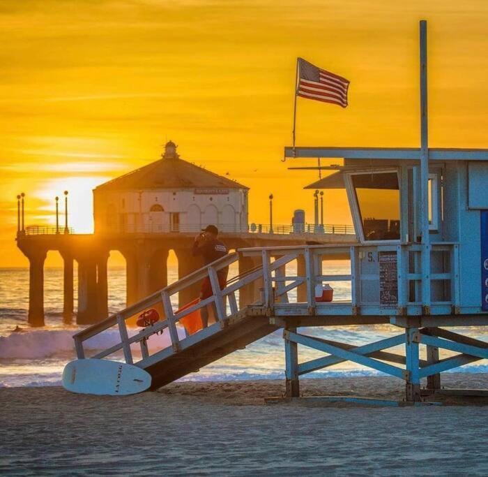 Brand New Ocean-View Beach Home Steps To The Sand! Manhattan Beach Eksteriør bilde